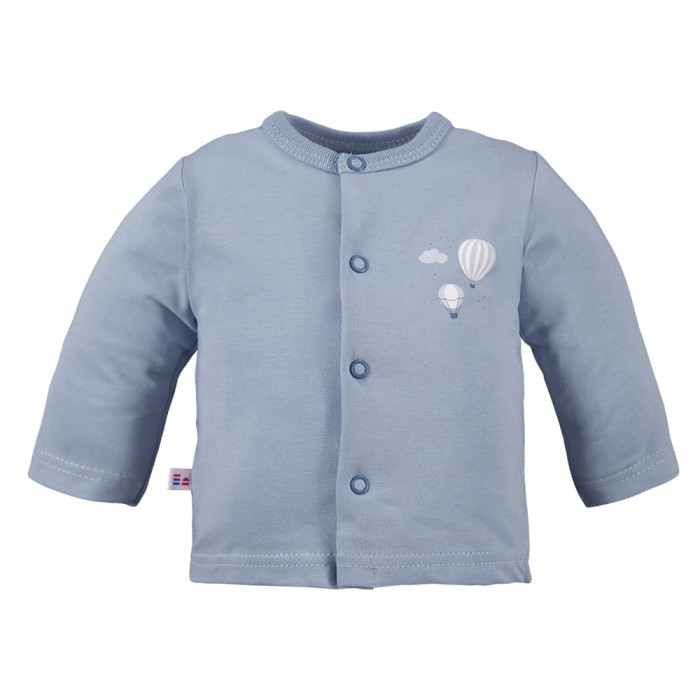3-pack kimono shirt with ballon pattern blue