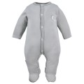 Sleepsuits gray 3-pack with stars pattern
