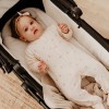 Sleepsuits pink 3-pack with bloom pattern