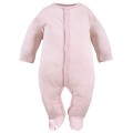 Sleepsuits pink 3-pack with bloom pattern