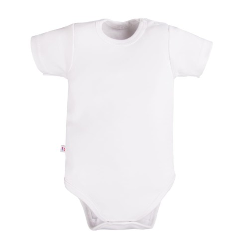 Body s krátkým rukávem bílé