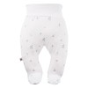Joggers with feet green 3-pack with leaves pattern