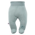 Joggers with feet green 3-pack with leaves pattern