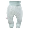 Joggers with feet green 3-pack with leaves pattern