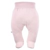 Joggers with feet pink 3-pack with bloom pattern