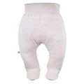 Joggers with feet beige 3-pack with teddy bears pattern