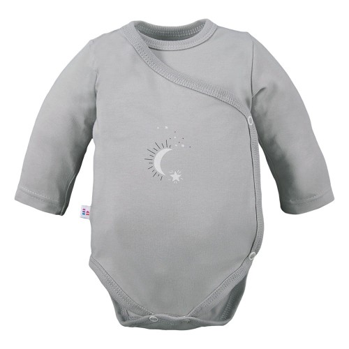 Cardigan bodysuit with star pattern