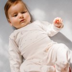 Cardigan bodysuit with star pattern