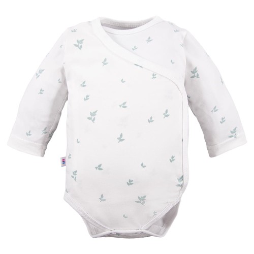 Zavinovací body s dlouhým rukávem bílé