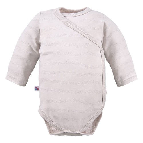 Zavinovací body s dlouhým rukávem béžové