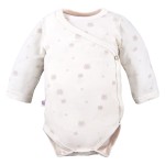 Zavinovací body s dlouhým rukávem ecru