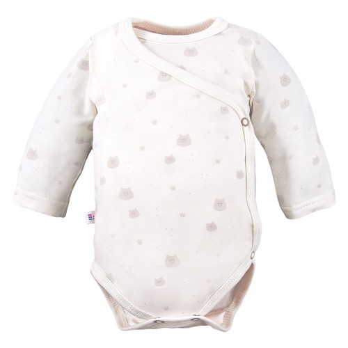 Zavinovací body s dlouhým rukávem ecru