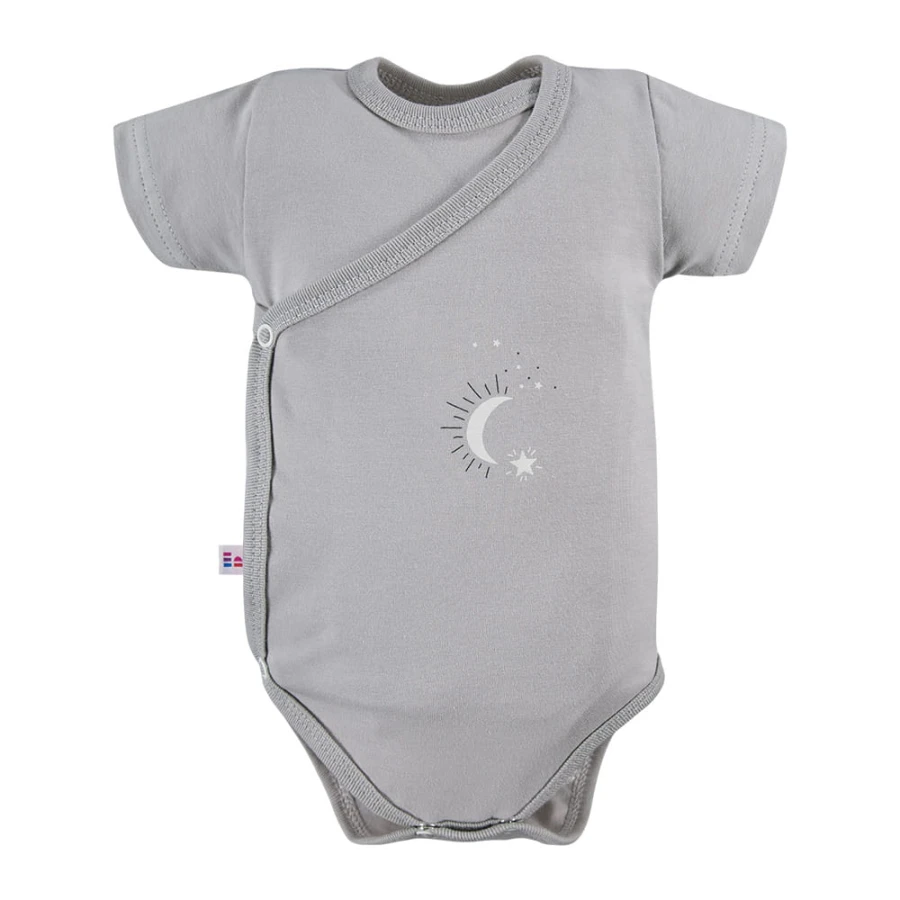 Cardigan bodysuit with star pattern
