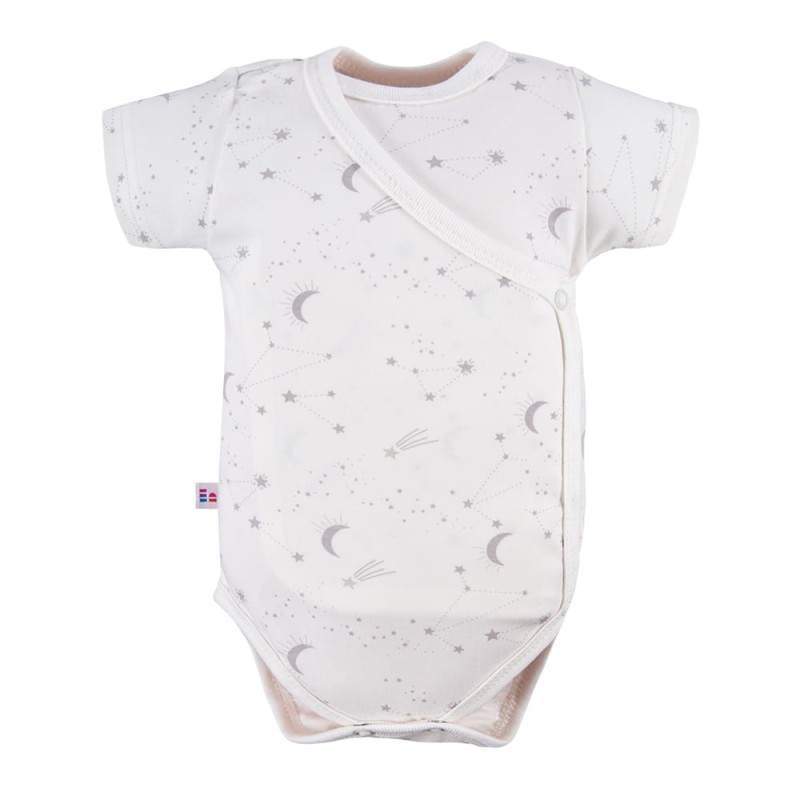 Zavinovací body s krátkým rukávem ecru