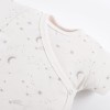 Cardigan bodysuit with star pattern
