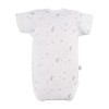 Cardigan bodysuit with star pattern