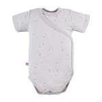 Cardigan bodysuit with star pattern