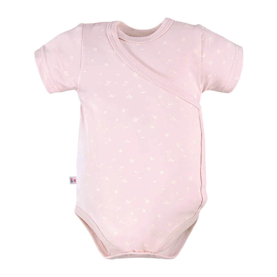 Cardigan bodysuit with flower pattern