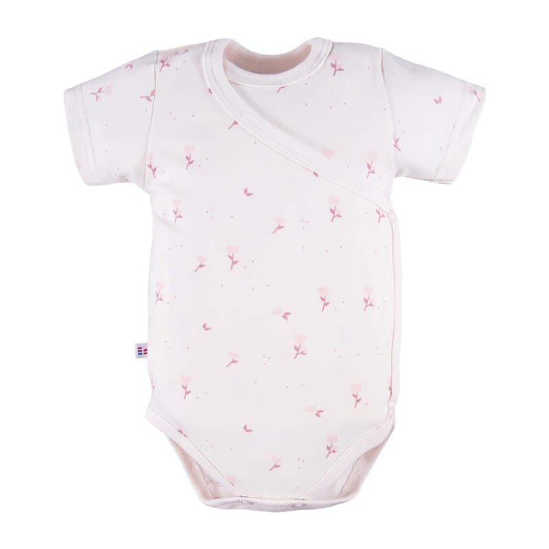 Zavinovací body s krátkým rukávem krémové