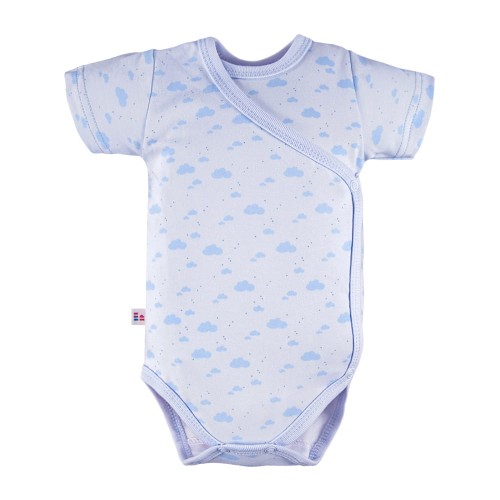 Zavinovací body s krátkým rukávem modré