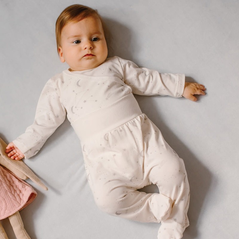 Dětské polodupačky ecru