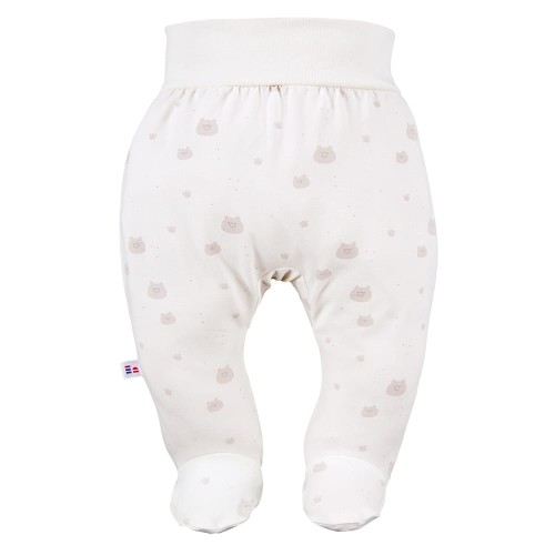 Dětské polodupačky ecru