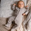 Grey baby sleepsuit