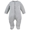 Grey baby sleepsuit