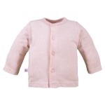 Kimono shirt with flower pattern pink