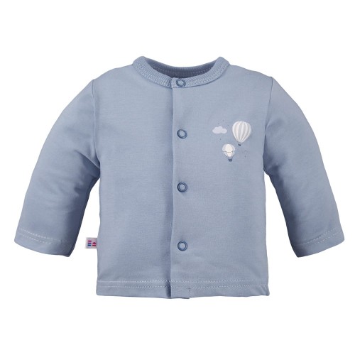 Kimono shirt with balloon pattern blue