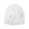 Baby hat with star pattern ecru