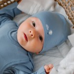 Dětská čepička modrá