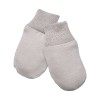 Beige Baby Scratch Mittens 3-Pack with Bear Motif