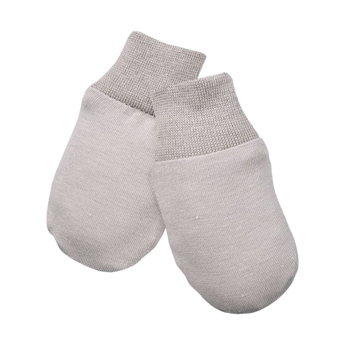 Baby gloves 3-pack blue with teddy bears pattern