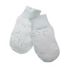 Baby gloves 3-pack green with leaves pattern