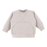 Sweatshirt with pocket beige