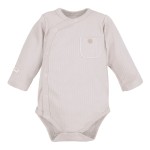 Cardigan bodysuits with pocket beige