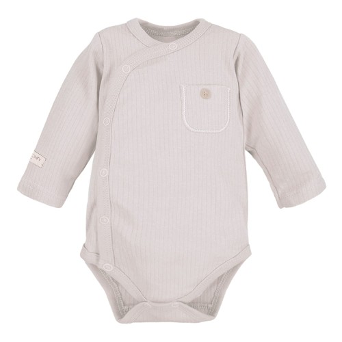 Cardigan bodysuits with pocket beige