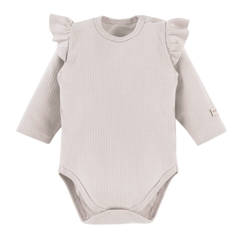 Bodysuits with frills beige