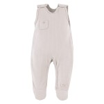 Romper suit with pocket beige