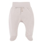 Joggers with feet beige