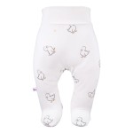 Dětské polodupačky ecru