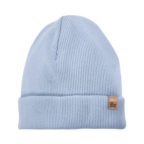 Pinstriped beanie blue