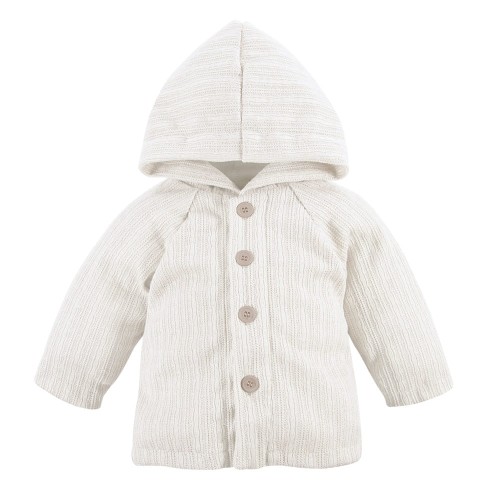 Sweater with hood ecru