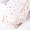 Bodysuit cardigan ecru with strawberry print