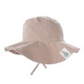 Baby hat muslin beige