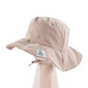 Baby hat muslin beige