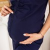 Pregnancy dress navy blue MARY