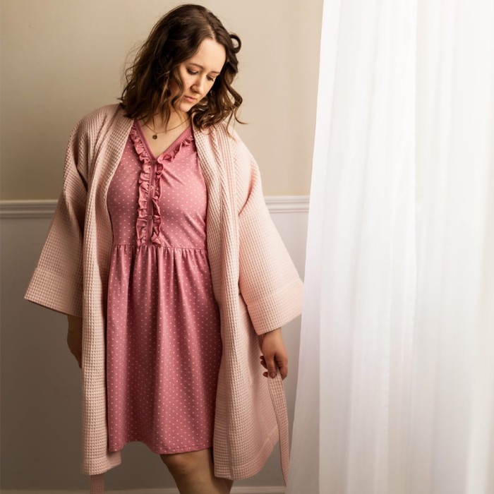 Pregnancy shirt pink with hearts LINDA