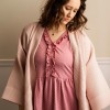 Pregnancy shirt pink with hearts LINDA